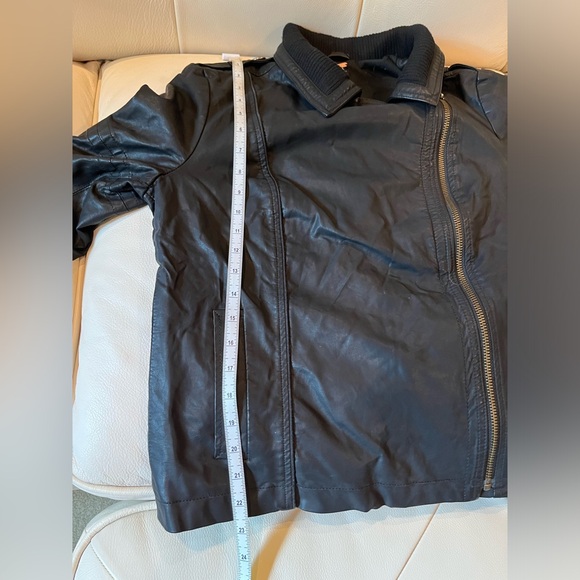 Free People Faux Leather Zip Up Jacket - Picture 6 of 14